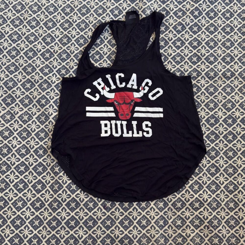 Nba Bulls Women's Black  Sleeveless Tank L